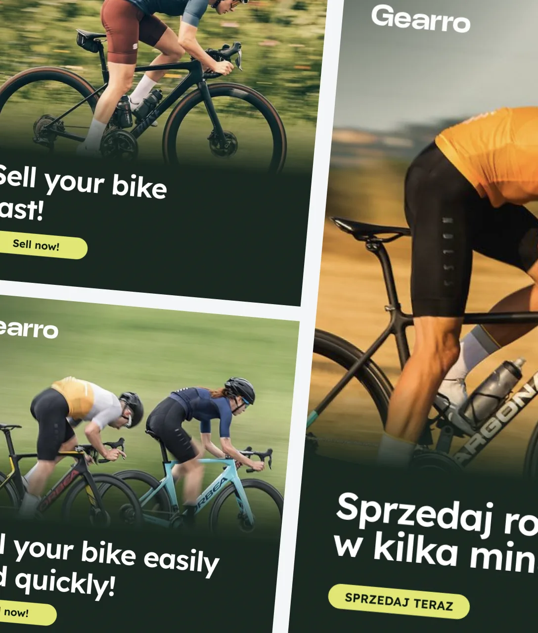 Gearro marketing visuals